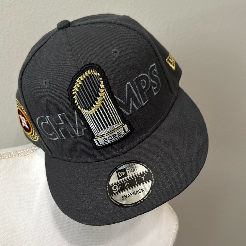 Men’s MLB Houston Astros New Era Graphite 2022 World Series hat